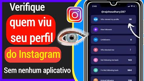 Quem viu meu perfil do Instagram